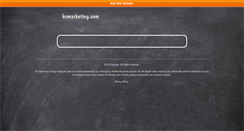 Desktop Screenshot of kcmarketing.com